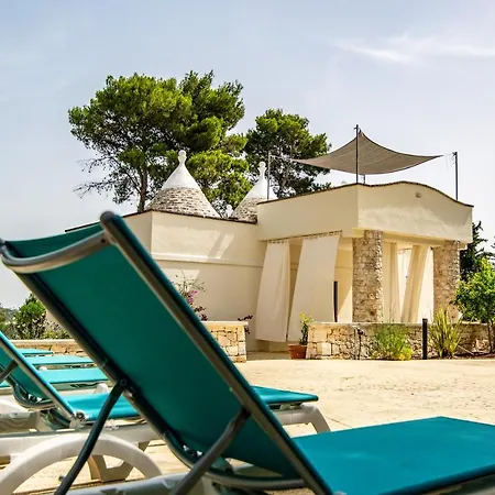 Villa Trulli Melogino With Private Volley Camp *